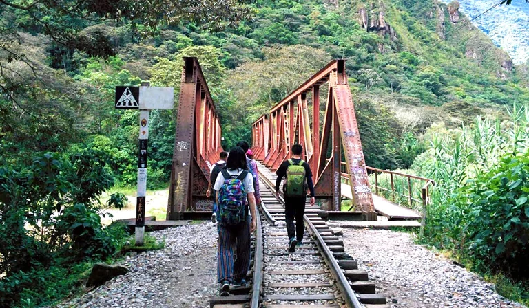 Caminhada para Aguas Calientes - Machu Picchu